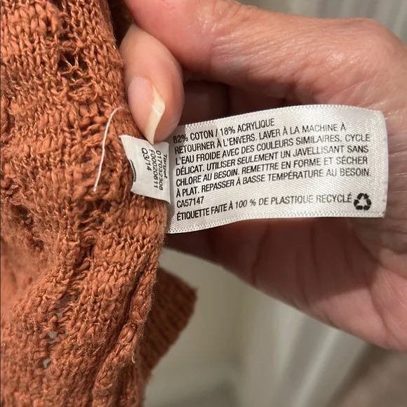 MOSSIMO for Target 2014 collection Women's Rust cardigan cotton blend - Picture 6 of 10